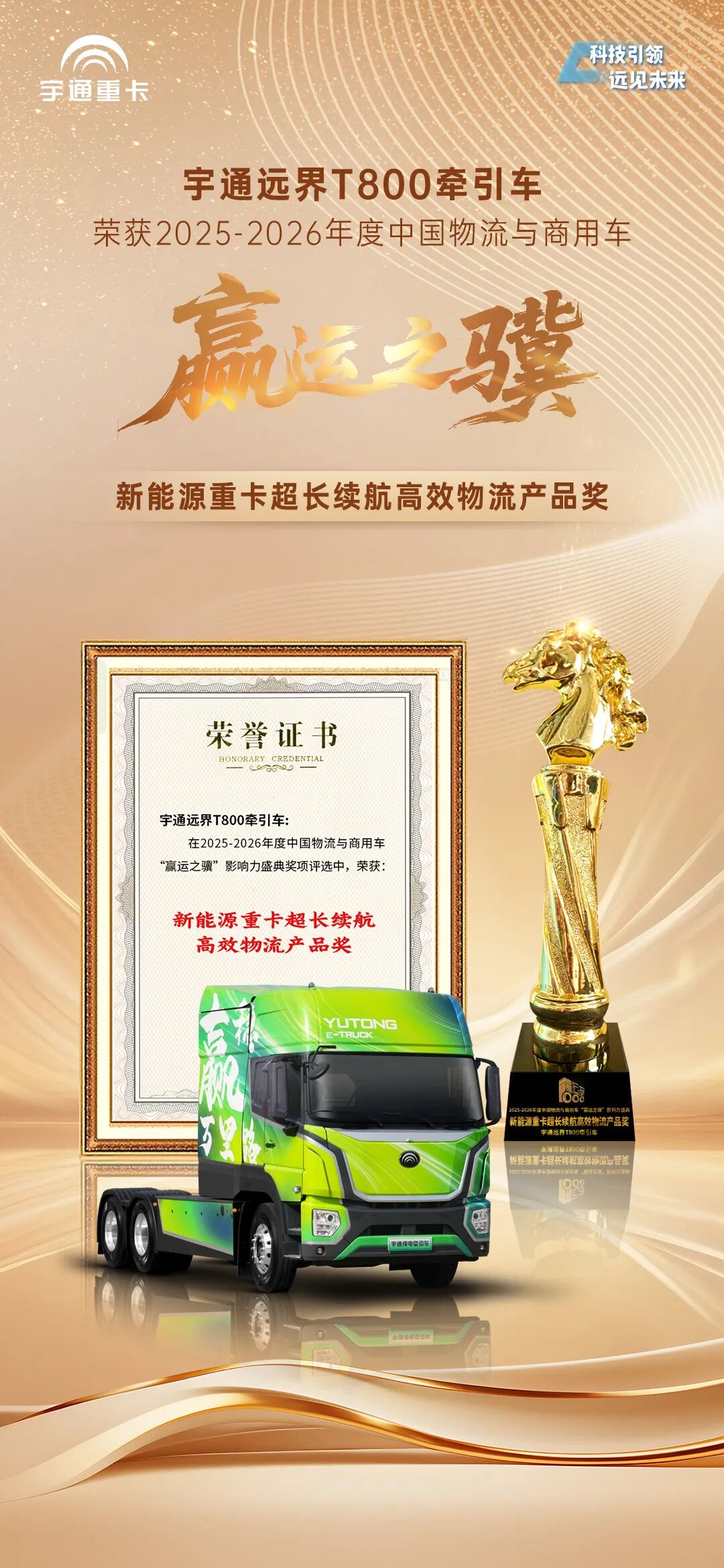 實力見證丨宇通重卡再獲權威獎項，長續航實至名歸！